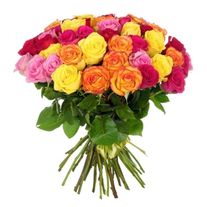 Kimp värvilistest roosidest 40cm-50cm 25tk.
