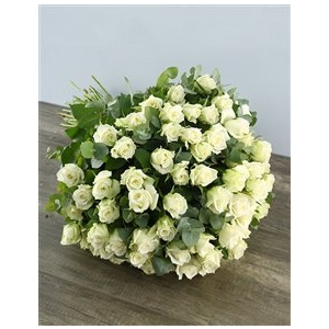 Valge roos 40cm-50cm
