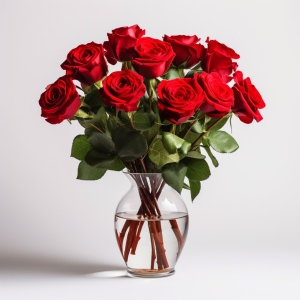 Punane roos 60cm