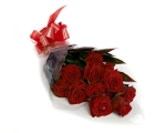 Kimp punastest roosidest 51tk., pikkus 60-70cm +kaunistus