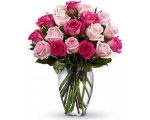Kimp valgetest roosidest ja sinistest lillededest 40-50cm(21 roosi+12sinist parkjuurt+kaunistus)